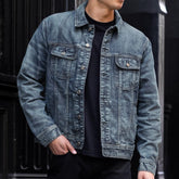 Denim Trucker Jacket | Faded Indigo