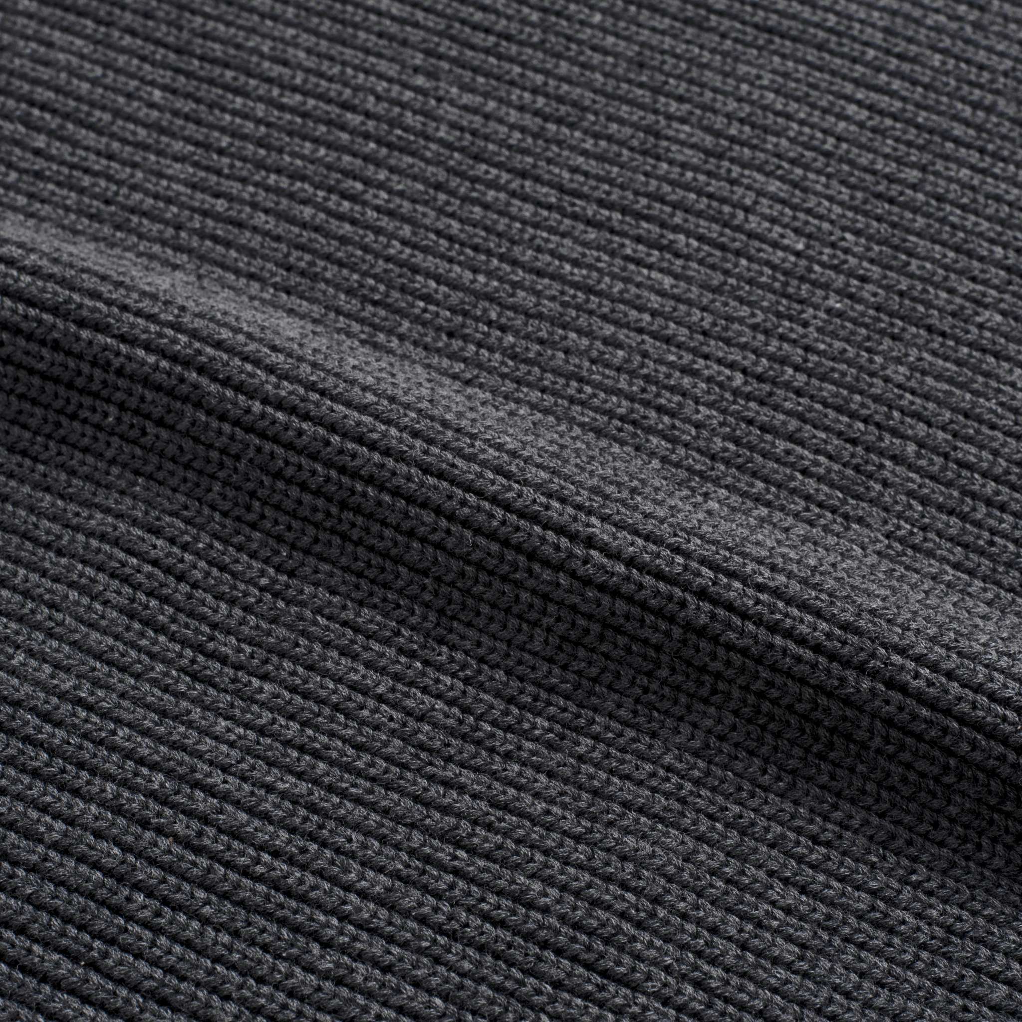 Ribbed Crewneck Sweater | Charcoal