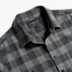 Buffalo Check Shirt | Black & Grey