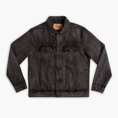 Denim Trucker Jacket | Faded Black