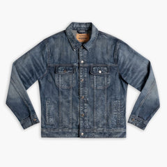 Denim Trucker Jacket | Faded Indigo
