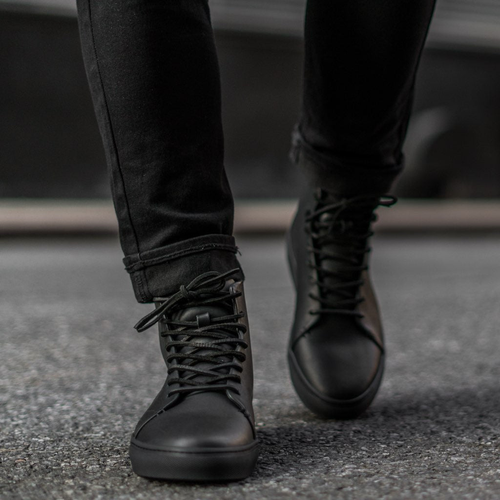 S Premier High Top | Black Vachetta