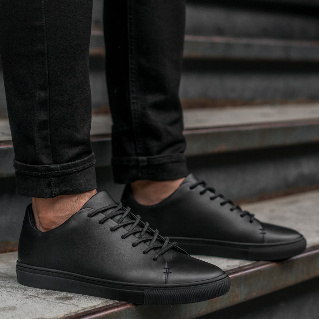 S Premier Low Top | Black Vachetta