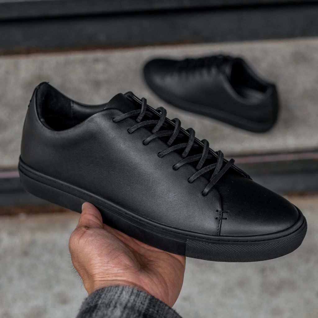 S Premier Low Top | Black Vachetta