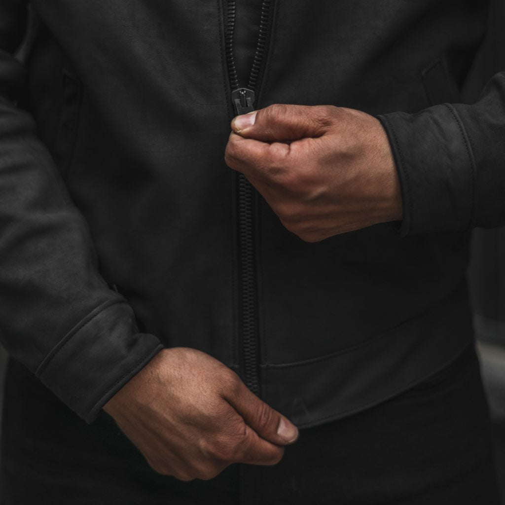 S Racer Jacket | Black Matte