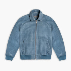 Major League Jacket | Blue Textured