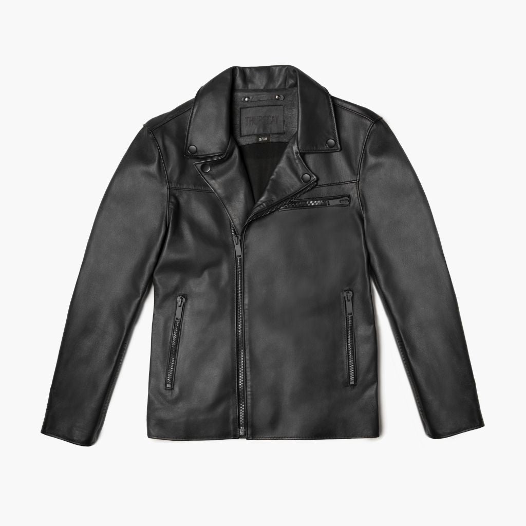S Motorcycle Jacket | Black