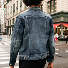 Denim Trucker Jacket | Faded Indigo