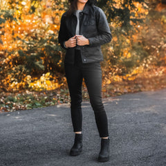 Waxed Canvas Field Jacket | Black