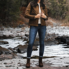 Waxed Canvas Field Jacket | Coyote