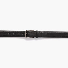Men's Brogue Leather Belt | Black